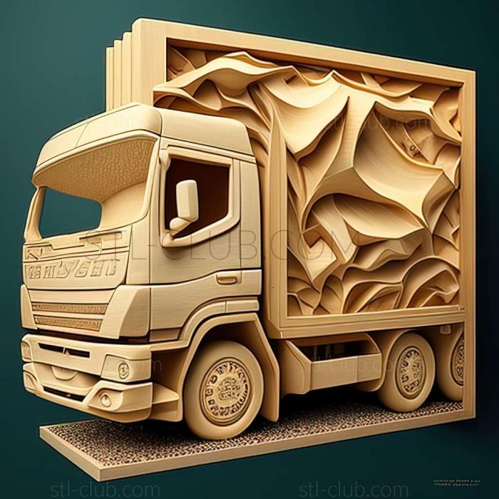 3D мадэль Mitsubishi Fuso Canter (STL)